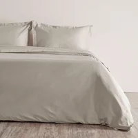 Cover Duvet - Funda Plumón 400 Hilos 100% Algodón Menfis Arena Doble