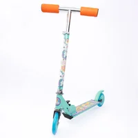 Patineta Scooter Folding Junior Barbie Azul Celeste 2 Ruedas