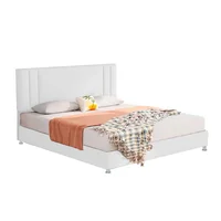 Combo Cama Semidoble con Colchón 120x190x130 Lupe Blanco + Almohada