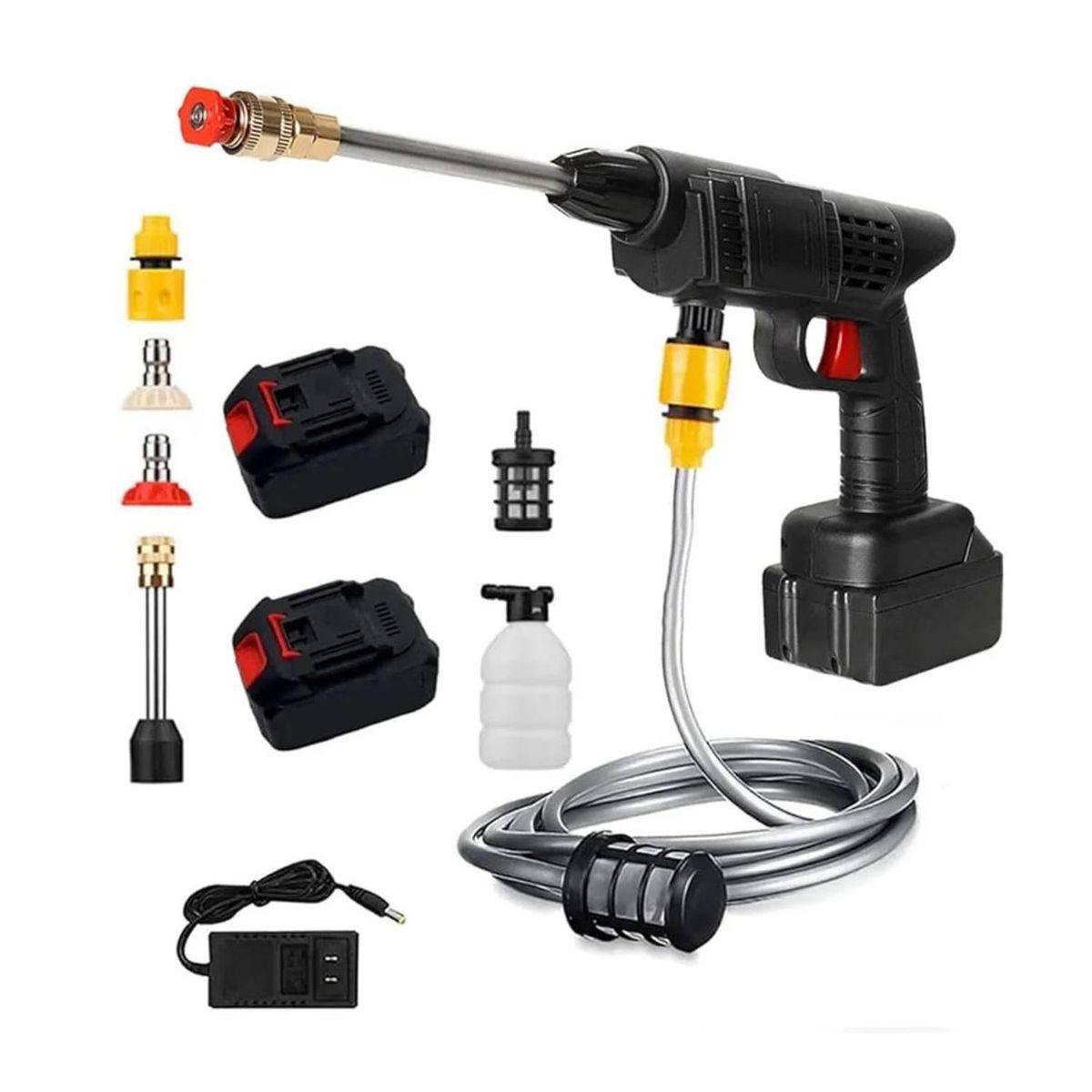CLEANING GUN - Hidrolavadora Batería 48V Inalámbrica Boquilla Metálica Cleaning Gun-