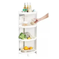 Organizador Multiusos Esquinero 4 Niveles 95x37x27 Multifuncional Blanco
