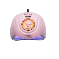 Lampara Led para Secado de Uñas Esmaltes de Gel Color Rosado