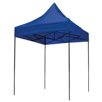Toldo Plegable 3 x 3 Metros Impermeable Azul Just Home Collection