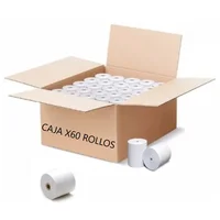 Rollo Térmico 80mm x 60 m Set X 60 Unidades