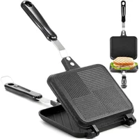 Sartén Sandwich Panini Elsjoy Antiadherente Doble Cara