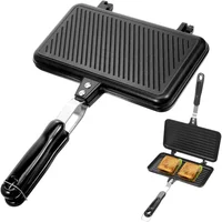 Sandwichera Maker Doble Cara con Antiadherente VOSAREA