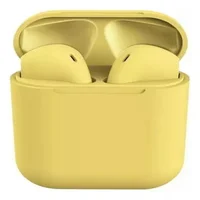 Auriculares Inalámbricos Bluetooth In Pods 12 Amarillos