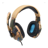 Audífonos Gamer Luces LED Micrófono Komc G305