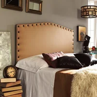 Combo Cama Queen 160X190X140 De Lujo Con Colchon Pillow Colonial Taupe