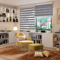 Cortina Elegance Sabina Gris Acero 150x220 Cm Sodimac