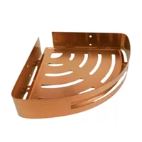 Organizador Repisa Esquinero para Ducha/baño Acero Oro Rosa