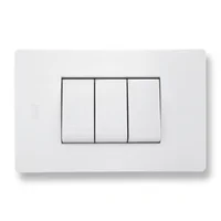 Interruptor Triple Solaio Blanco