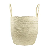 Canasto de Palma de Iraca 41.5x58x41.5 cm Natural Just Home Collection