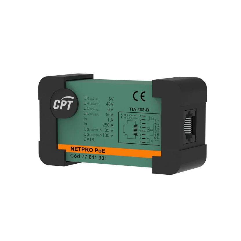 DPS PoE Ethernet RJ45 Cirprotec Netpro 1P PoE (cat. 6) - Homecenter.com.co