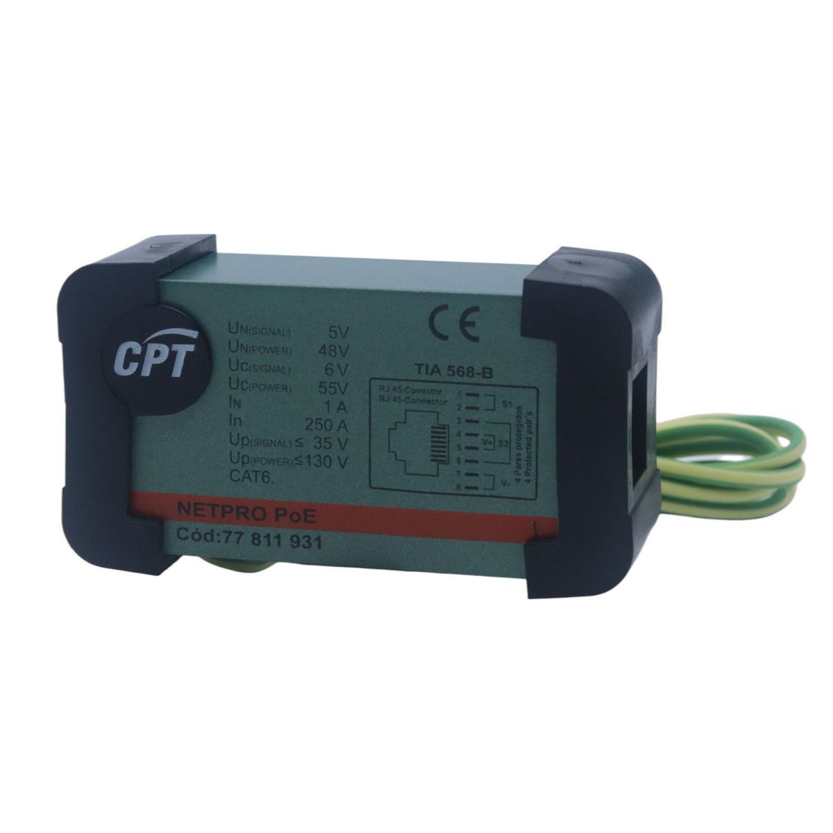 DPS PoE Ethernet RJ45 Cirprotec Netpro 1P PoE (cat. 6) | Falabella Colombia