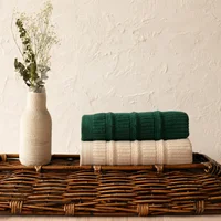 Toalla Set de 2 Und Just Home Collection 500gr 50x80 cm Crema