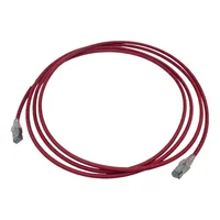 Patch Cord S/FTP Siemon Cat 6A Sp6a-s10-03b Rojo 10ft 3 m