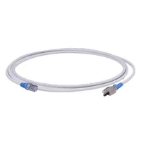 Patch Cord F/UTP Siemon T2e2-02m-b06l Blanco Bota Azul 2 m