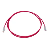 Patch Cord S/FTP Siemon Cat 6A Sp6a-s07-03b Rojo 7ft 2.1 m