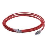 Patch Cord UTP Siemon Cat 6 Mc6-07-03b Rojo 7ft 2 m