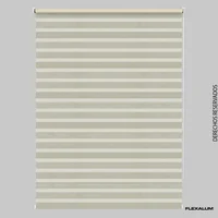Persiana Enrollable Screen Splendor Platino 260-280 A 260-280 Cm