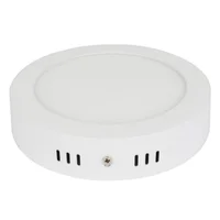 Panel Led 12w Sobreponer Redondo Luz Cálida Certificado