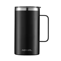 Vaso 20 Oz 600 ml Negro con Agarradera