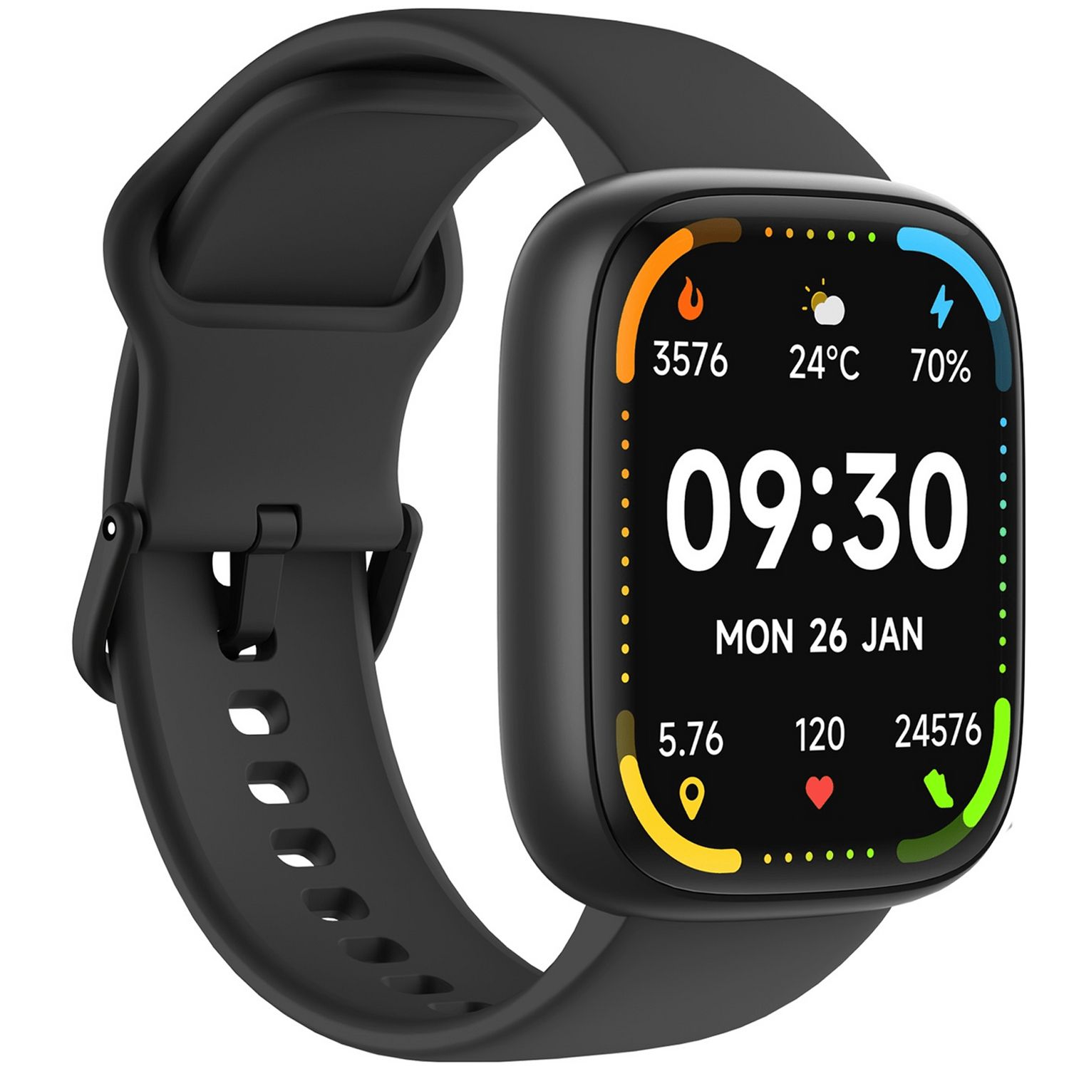 Smartwatch MTW1924N Negro Multitech - Homecenter.com.co