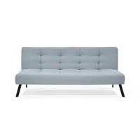 Sofá Cama Asher 80x184x78 Tela Plata