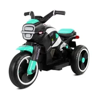Moto Montable Eléctrica Para Niños Galaxy Verde 6V