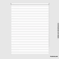 Persiana Enrollable Duo Classic Blanco 200-240 A 300-320 cm