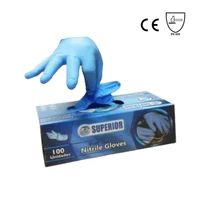 Guante Superior Nitrilo Azul Caja x 100 Talla L