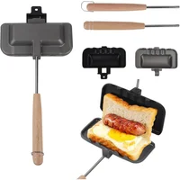 Sartén Doble Cara para Sándwiches Mumisuto Antiadherente y Versátil