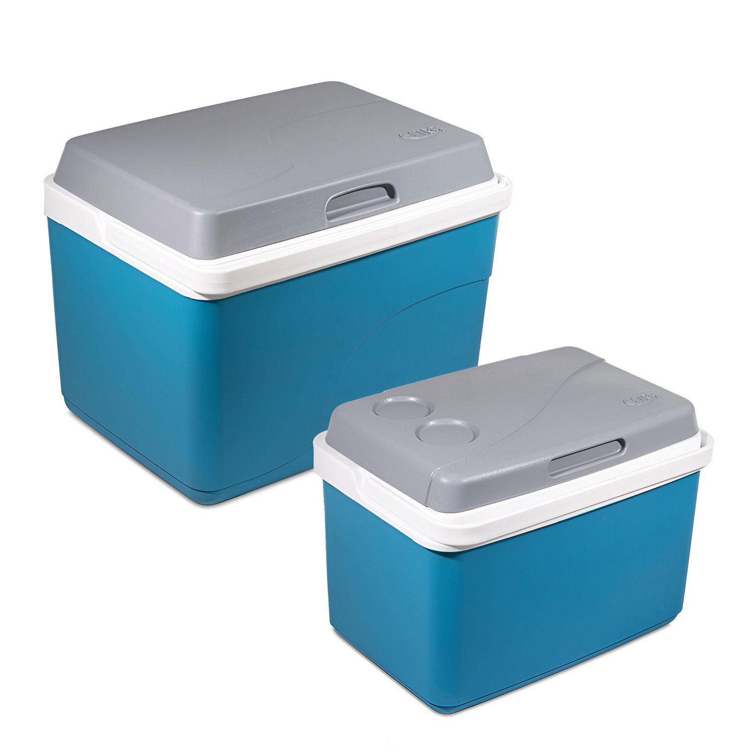 COMBO NEVERAS PLASTICAS 22L 10L AZUL AG Homecenter co