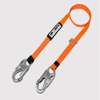 Eslinga de Posicionamiento Sencilla en Reata Polyester de 1 Pulgada Regulable Resistencia de 5000 Lbf y en Puertas de 3600 Lbf Set X 10 Unidades