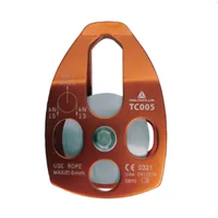 Polea Sencilla de Bridas Oscilantes en Aluminio para Trabajo en Alturas Set X 5 Unidades