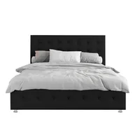 Combo Cama con Colchón Pillow Queen Capital 160x190x140  Negro