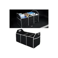 Organizador de Maletero Plegable con 3 Compartimentos