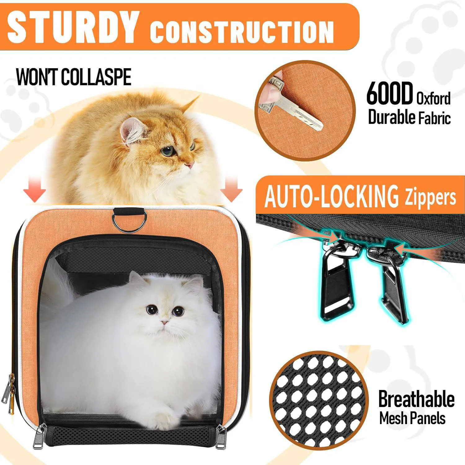 Bolsa de Transporte Premium Grande para Mascotas GAPZER
