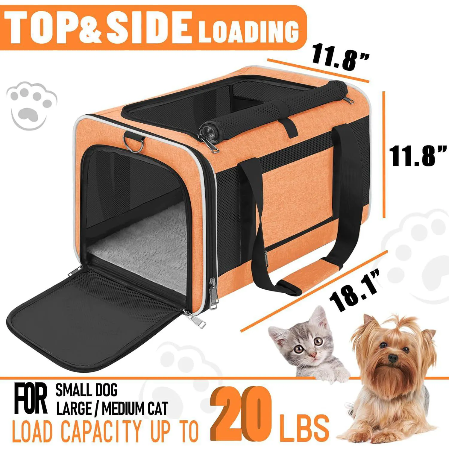 Bolsa de Transporte Premium Grande para Mascotas GAPZER 3