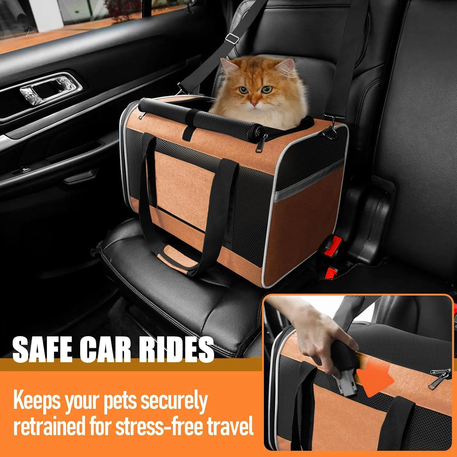 Bolsa de Transporte Premium Grande para Mascotas GAPZER 4