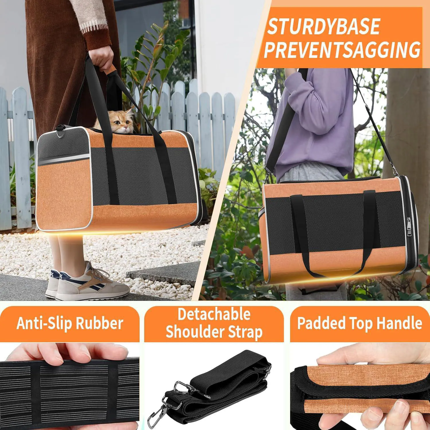 Bolsa de Transporte Premium Grande para Mascotas GAPZER 6