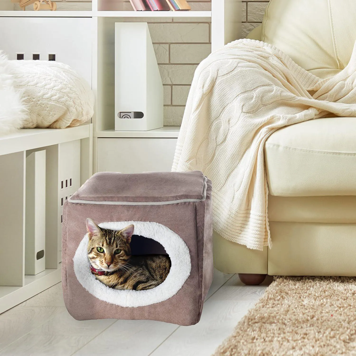 Cama Enclosed para Mascotas PETMAKER