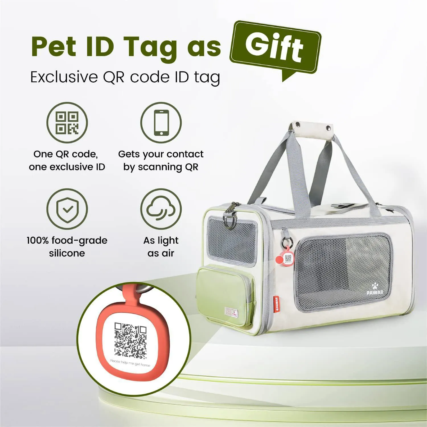 Guacal Pawaii para Gatos y Perros Pequeños