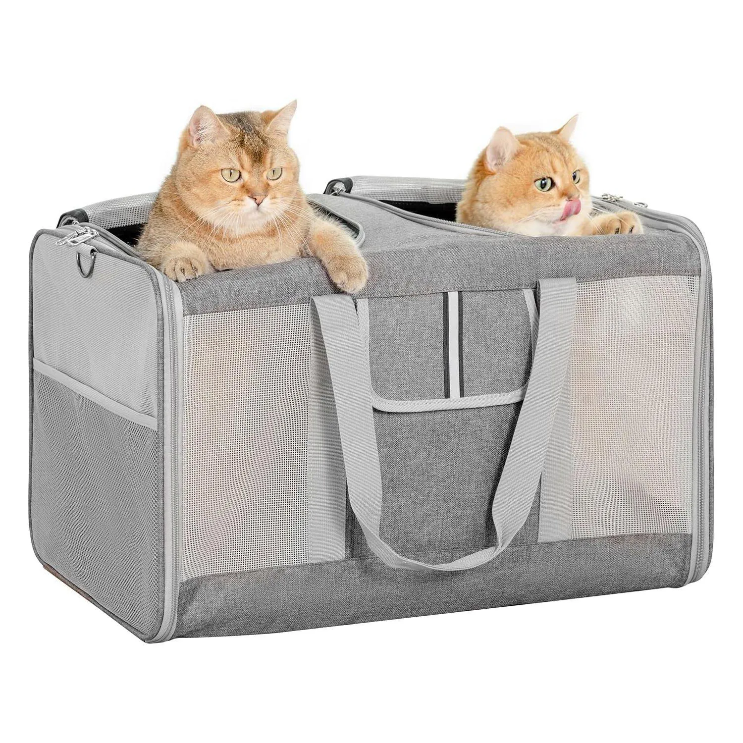 Guacal de Mascotas Sedoso Extra Grande y Plegable