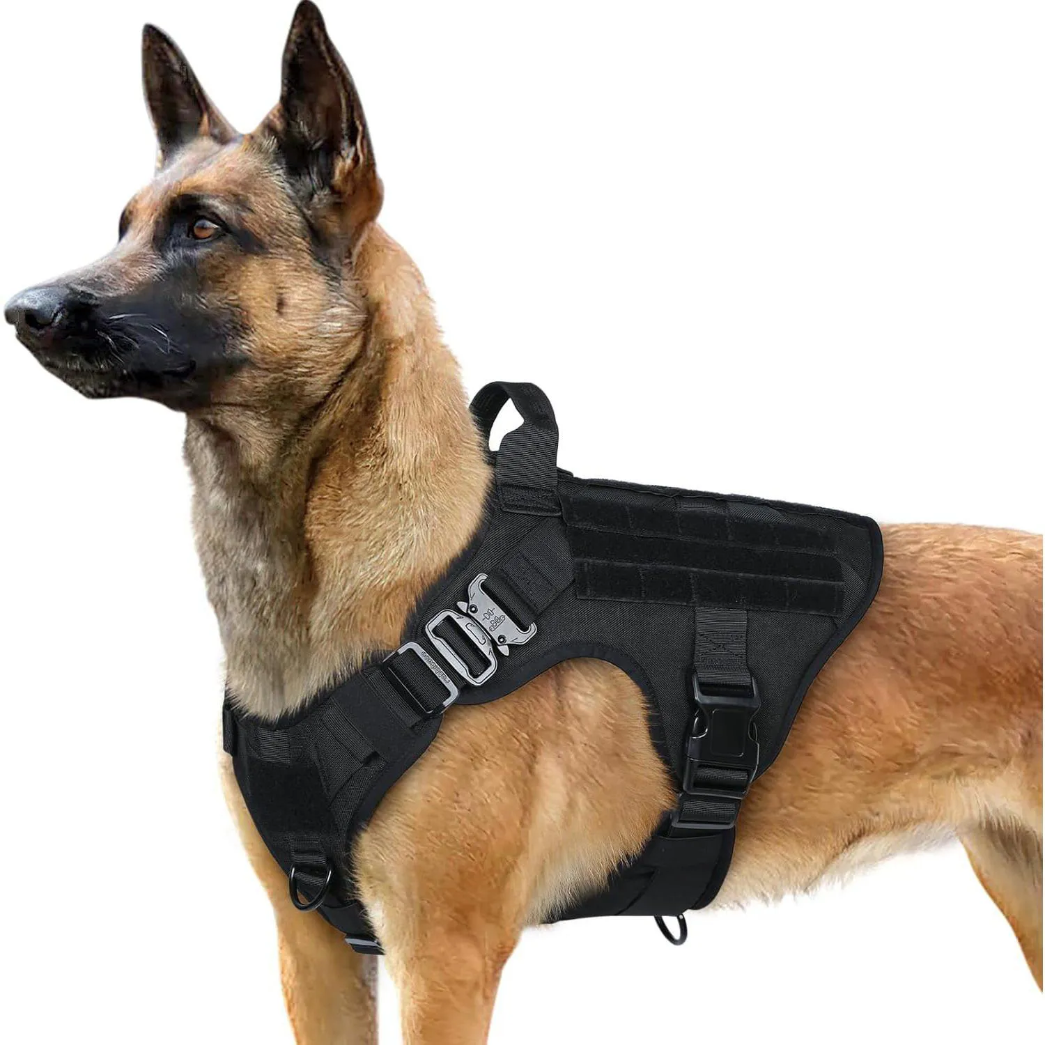 Arnés Táctico Ajustable para Perros Grandes Rabbitgoo