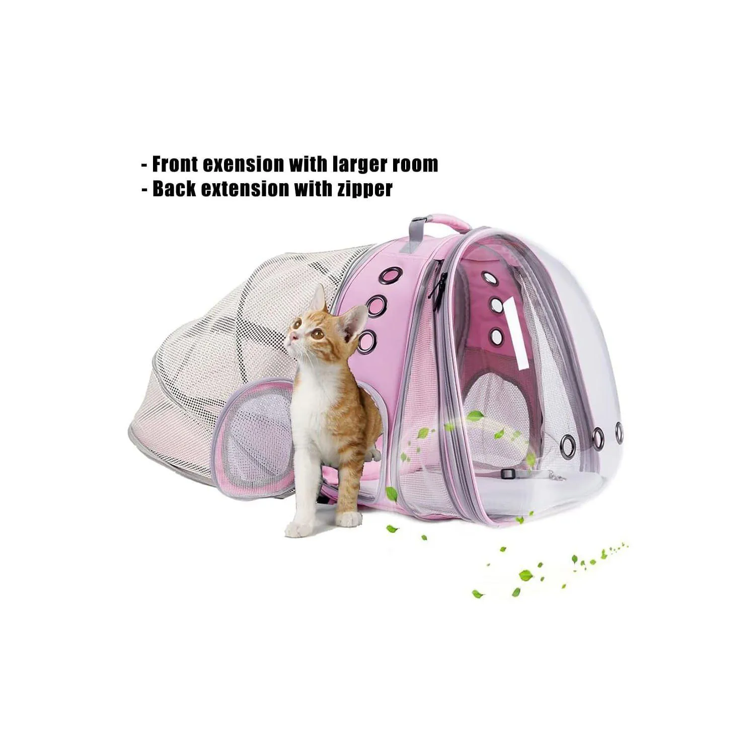 Mochila Transportadora Expandible para Mascotas 4