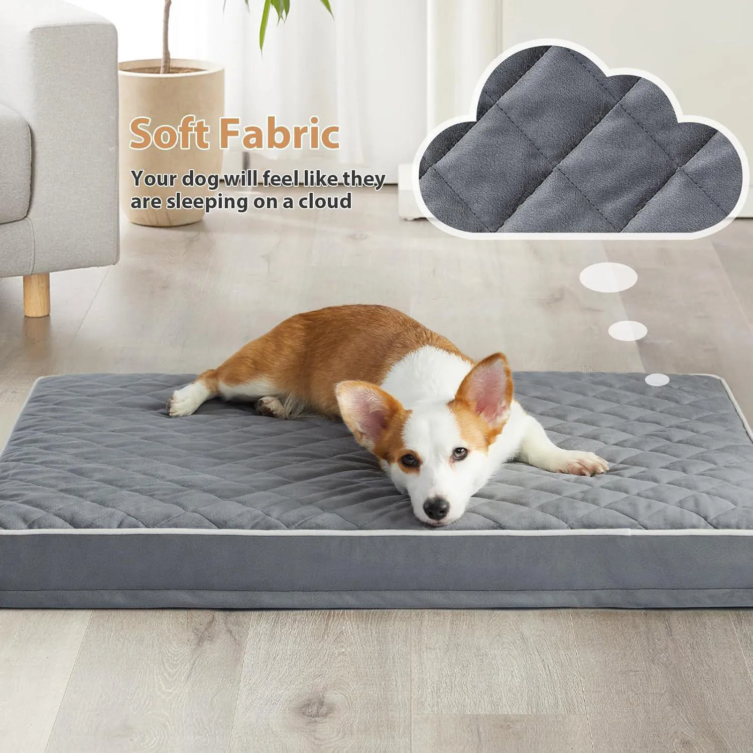 Cama Ortopédica Impermeable para Perros Grandes