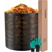 Compostador Expandible VIVOSUN para Exteriores de 1893 Litros