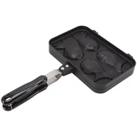 Molde para Taiyaki Aqur2020 Aluminio Antiadherente Cocina Doble Cara Diseño Japonés